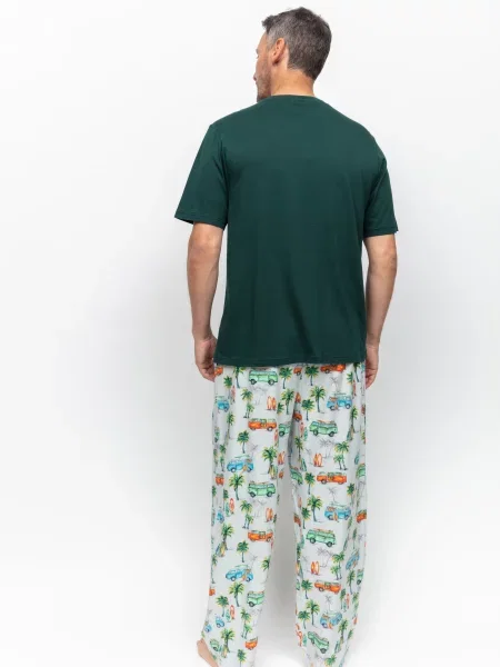 Пижама Cyberjammies из модала зеленая