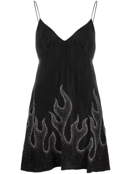 Rochie Palm Angels cu imagine negru