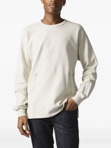 Legginsy Adidas z nadrukiem frotte retro zielone