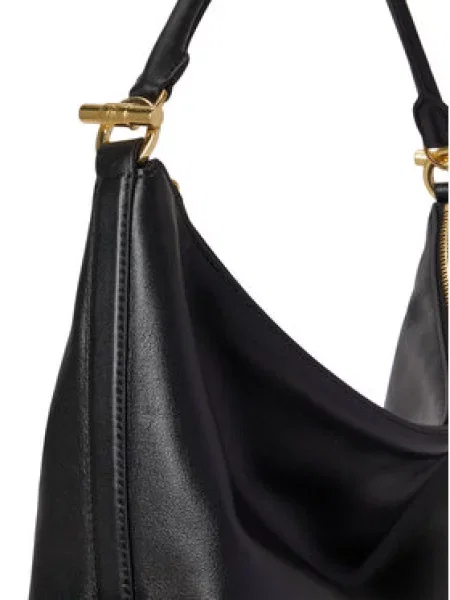 LAUREN RALPH LAUREN Ročna torba črna