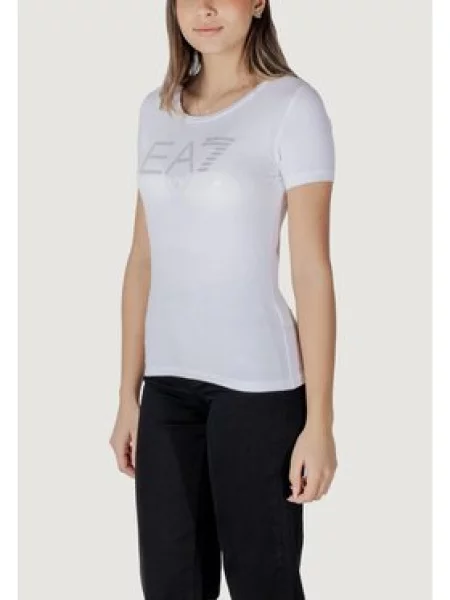 Tričko Emporio Armani Train Logo Series W Tee Ss Rn White XS bílé