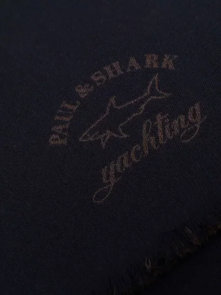 Szal Paul & Shark z nadrukiem niebieska