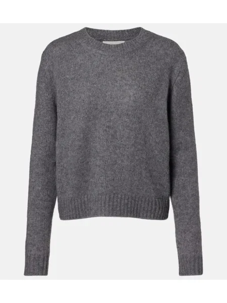 Svileni džemper Lisa Yang siva