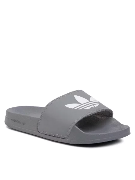 Natikači adidas adilette Lite Grethr/Ftwwht/Grethr bela