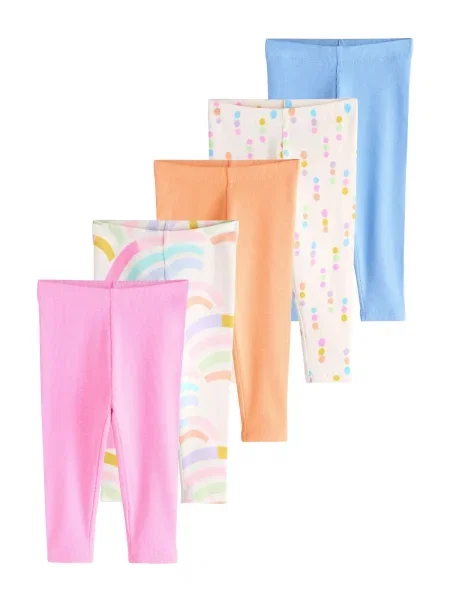 Next Leggings bej deschis / albastru deschis / galben deschis / roz / natural alb