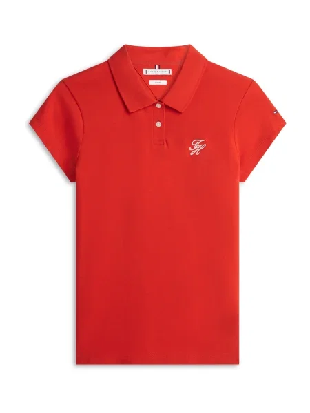 TOMMY HILFIGER Tricou homar portocaliu