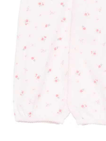 Krótki kombinezon dziecięcy Petit Bateau różowy