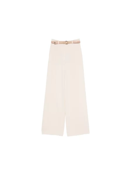 Spodnie Max Mara Studio beżowe