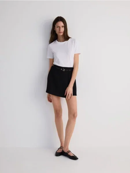 Reserved Tricou regular alb