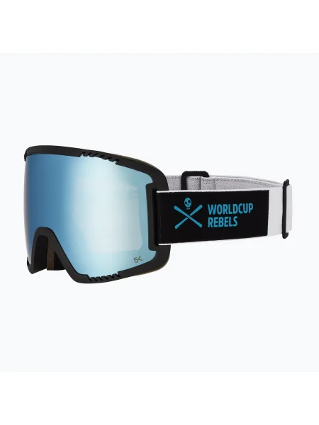 Lyžiarske okuliare HEAD Contex Pro 5K blue/wcr modrá
