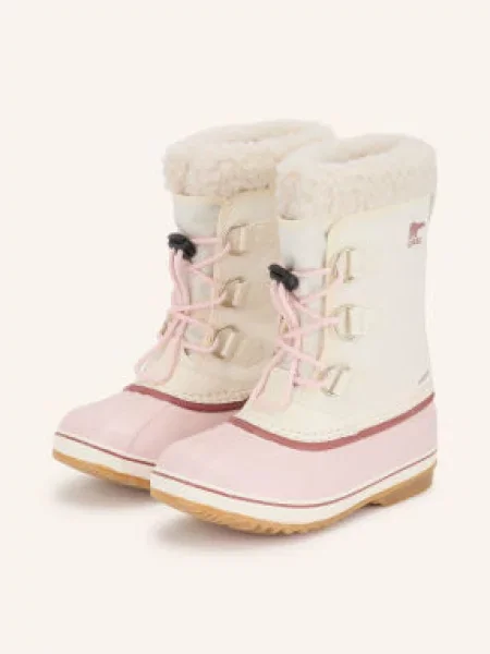 Sorel Boots Big Kids Yoot Pac krémová starorůžová růžová
