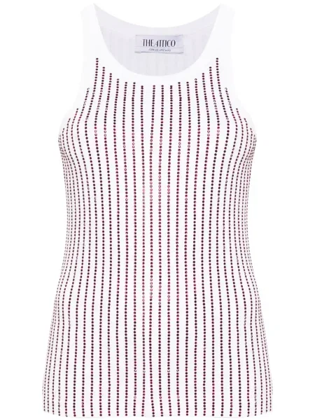 Top The Attico de cristal alb