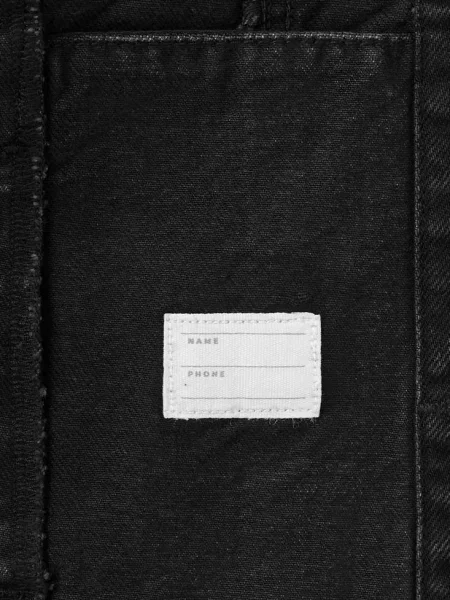 Kurtka dżinsowa black denim Dzieci 8 MANGO KIDS czarna