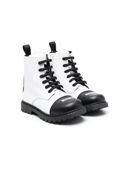Botki dziecięce Moschino czarne