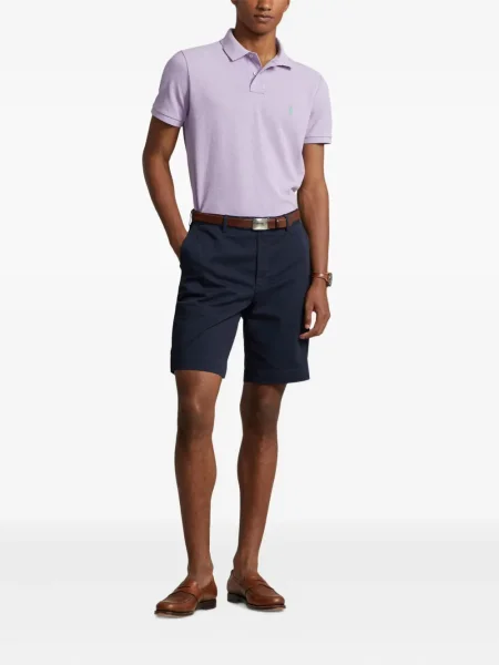 Ριγέ δερμάτινος κάλτσες Polo Ralph Lauren με κορδόνι μαύρο