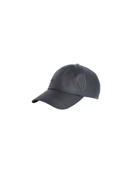 Czapka z daszkiem Barbour czarna