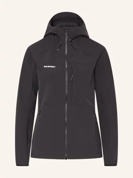 Mammut Softshell Bunda Ultimate Comfort So Hooded černá