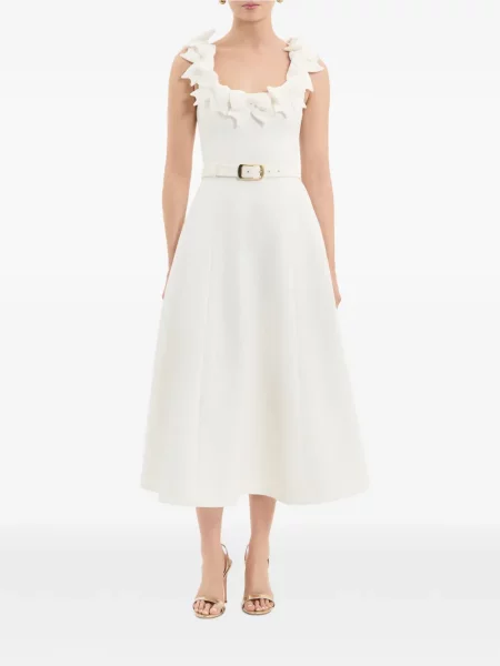 Rochie midi Rebecca Vallance alb