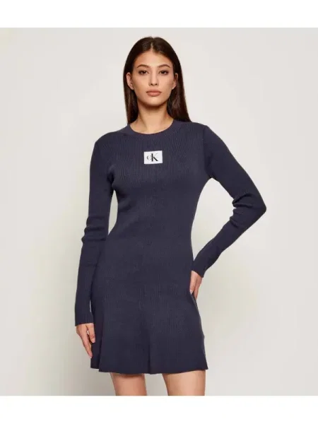 Calvin Klein Jeans Rochie de zi Bleumarin