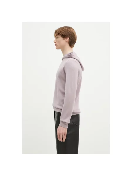 Bluza z kapturem Pangaia z kapturem fioletowa