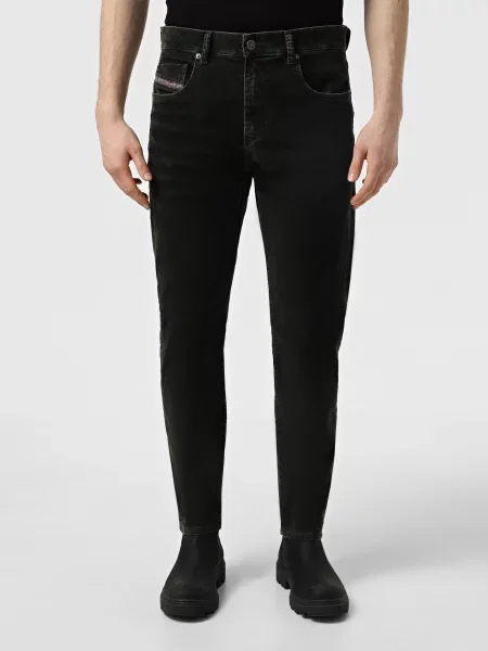 Прямі джинси Diesel чорний