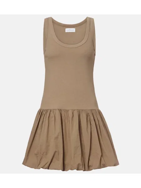 Rochie Velvet de catifea maro