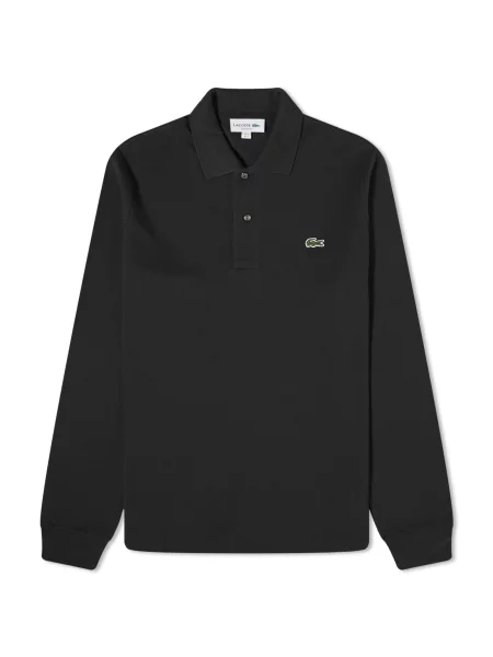 Lacoste longsleeve gładki czarny