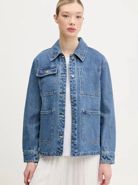 Geacă de blugi Superdry albastru