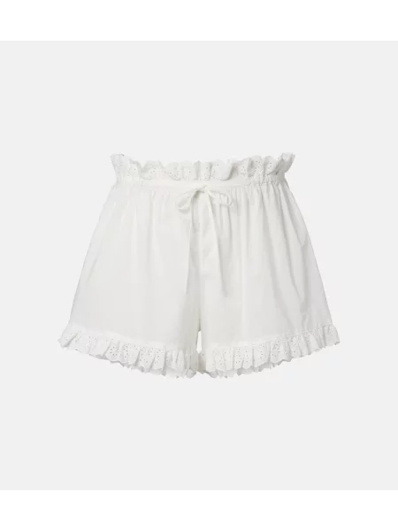 Pantaloni scurți Poupette St Barth alb
