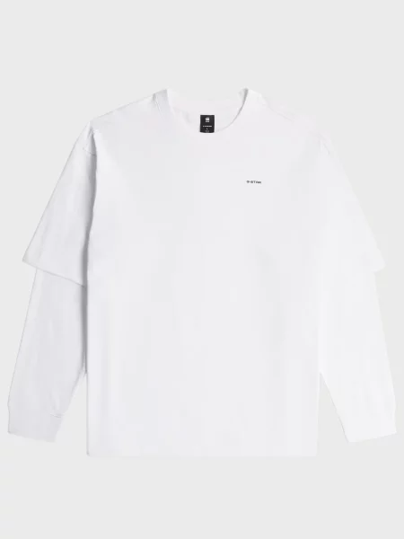 Лонгслів G-star Raw білий