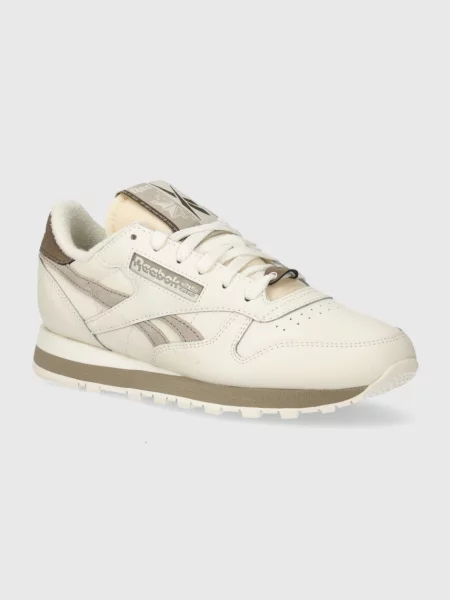 Кожени маратонки Reebok Classic Classic Leather бежово