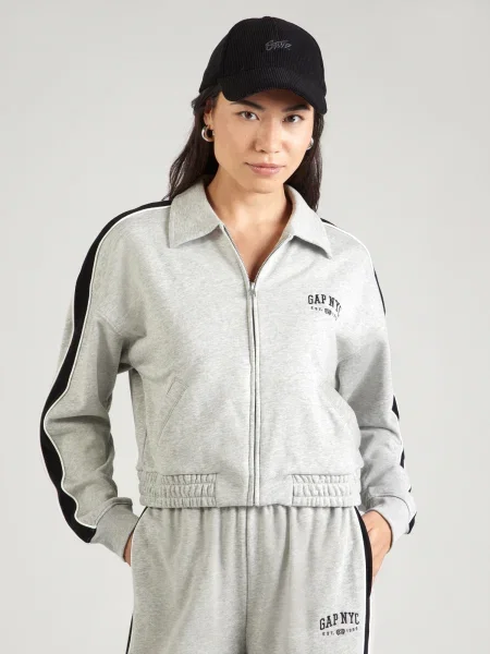 GAP Hanorac gri amestecat / negru alb