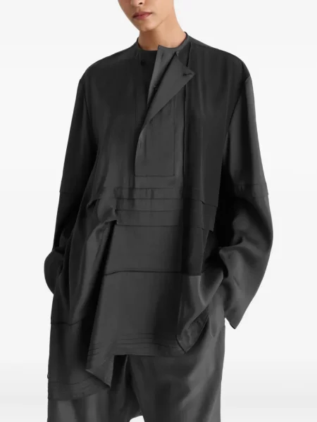 Bluză Lemaire plisată gri