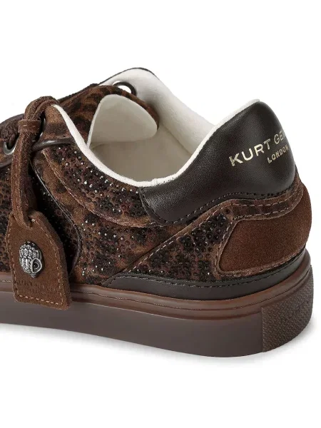 Kurt Geiger Sneakers tornacipő Southbank | hasított bőr barna