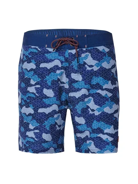 KOROSHI Șorturi de baie albastru regal / albastru închis / deschis gri