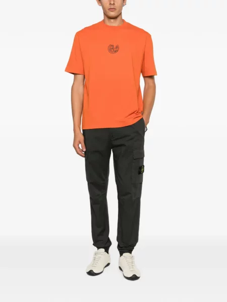 Μπλούζα Stone Island με σχέδιο πορτοκαλί