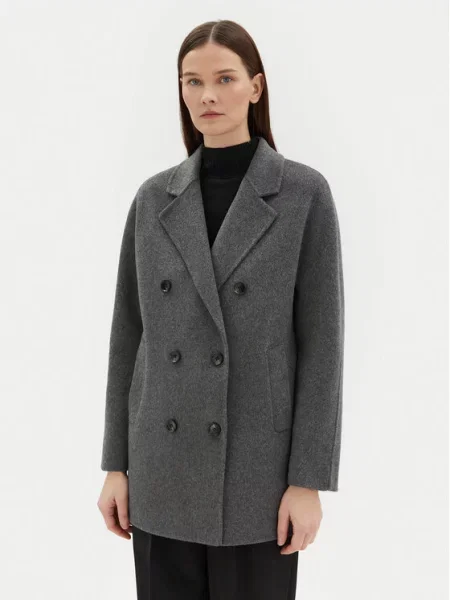 Motivi Vlněný kabát šedá