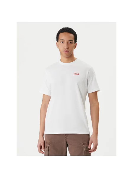 Hunter Majica Essentials Regular Fit bela