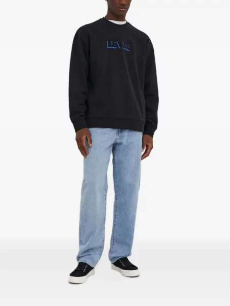 Pantaloni scurți Levi's® cu autograf cu cordon cu decolteu rotund verde