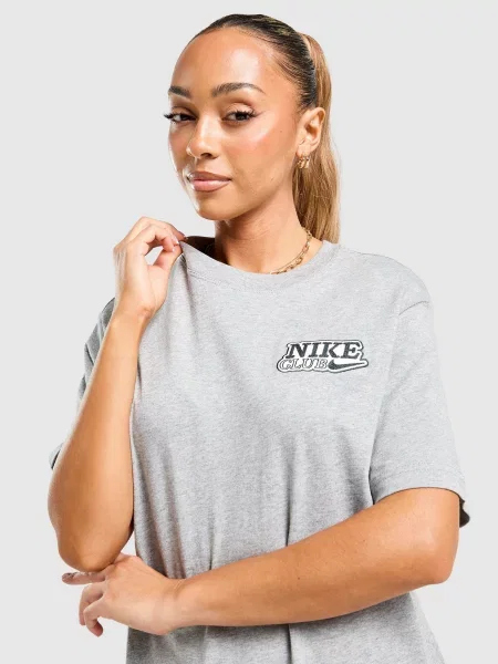 Nike T-Shirt Boxy Oversize szara