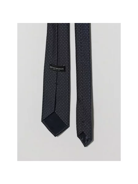 Krawat Emporio Armani biznesowy niebieski