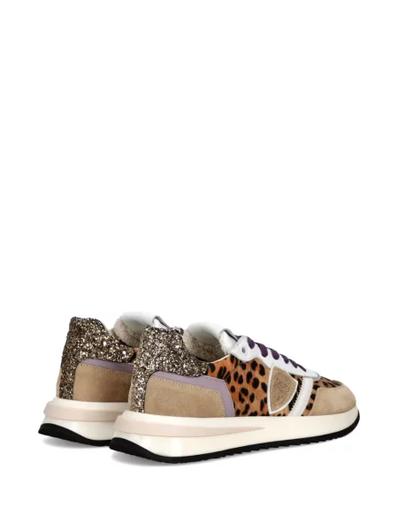 Sneakerși Philippe Model Paris cu imagine cu model leopard