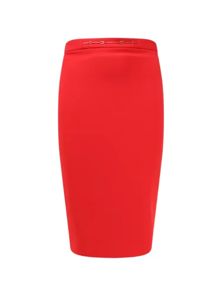 Fustă tip creion Elisabetta Franchi roșu