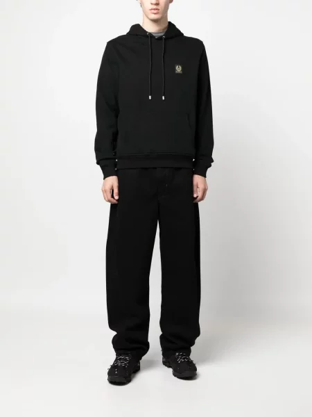 Mikina s kapucí Belstaff s kapucí černá