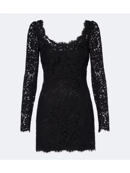 Rochie Dolce&gabbana din dantelă negru