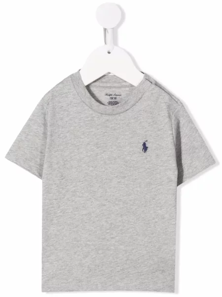 Koszulka polo dziecięca Polo Ralph Lauren szara