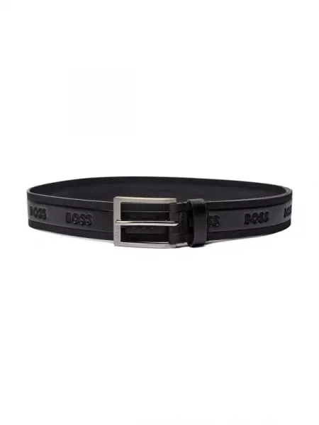 BOSS BLACK De piele negru