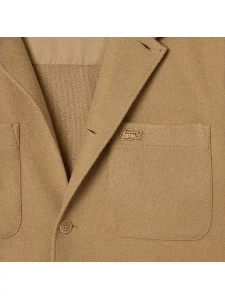 Lacoste Koszula Flanelowa Oversize czarna