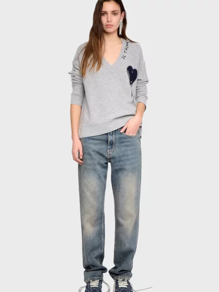 Светр Zadig&voltaire сірий