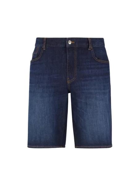 Spodnie Armani Exchange niebieskie